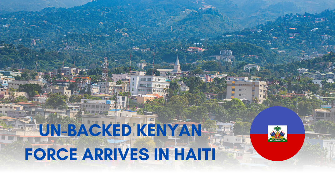 UN-backed Kenyan force arrives in Haiti